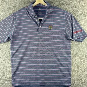 Turtleson Golf Polo Shirt Mens Large Gray Tour Performance Golfer Elk River Club